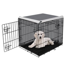 Dog Crate Cover for Wire Cages 48 Inch Indoor Breathable Polyester Pet Kennel...