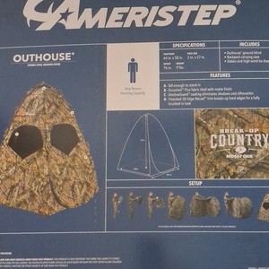 Ameristep Ground Blind 1 Person Mossy Oak Break-Up Country AMEBL1006