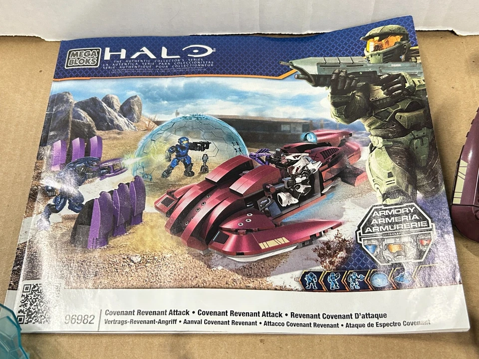 HALO Mega Bloks SET 96982 Covenant Revenant Attack with Instructions 2012 - Image 2 of 4