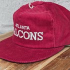 VTG AJD 1980’s 1990’s Atlanta Falcons Corduroy SnapBack NFL Cap Hat DEADSTOCK — photo 6