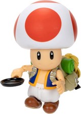 Super Mario Movie Nintendo Action figure di Toad alta 13 cm, articolata ed estre