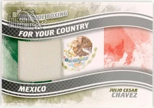 Julio Cesar Chavez 2011 ITG Ringside Country Silver Trunks Card #FYC-15 White