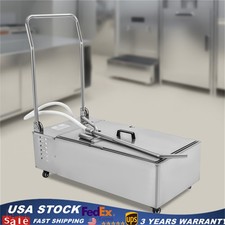 Fryer Oil Filter 55L Commercial Cooking Oil Filtration System Mobile Fryer Filte