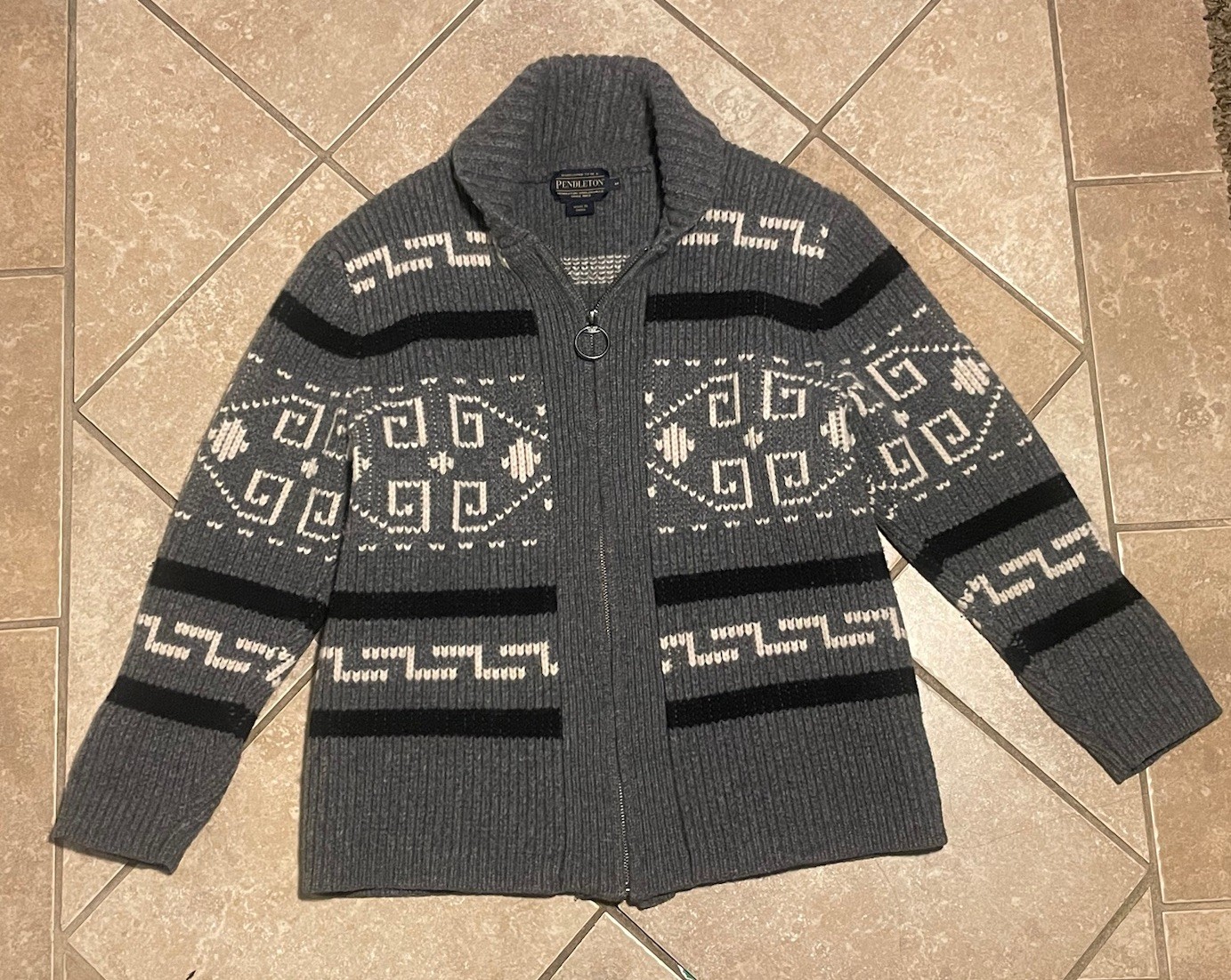 Pendleton The Original Westerley Wool Cardigan Zi… - image 13
