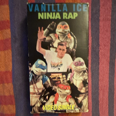 Vanilla Ice Ninja Rap VHS 1991 Video Single NR Rap/Hip-Hop Music Video NTSC