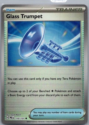 Glass Trumpet (Poke Ball Pattern) Uncommon SV: Prismatic Evolutions 110/131 NM