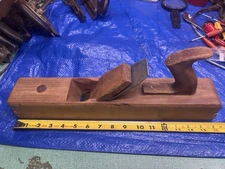 Antique 16” Wooden Jointer Plane-New York Tool Co, Auburn Tool Thistle Iron(nice