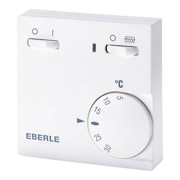 Eberle RTR-E 6181 Indoor Thermostat, Surface-Mount, 1 pc.