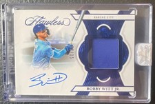 2025 Panini Flawless Bobby Witt Jr. FSM-BOB Sapphire 08/15