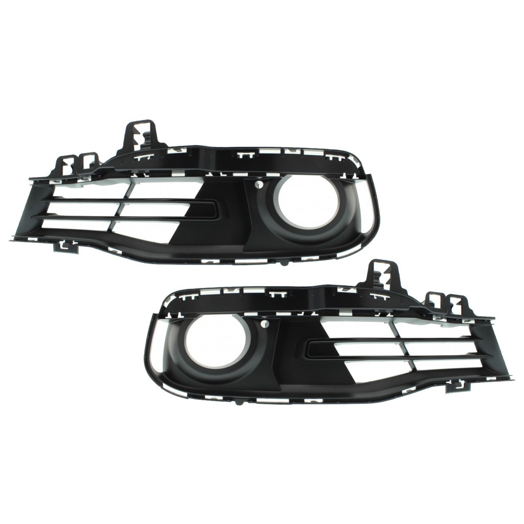 For BMW 328d/328d xDrive 2016-2018 Fog Light Trim Passenger and Driver Side Pair