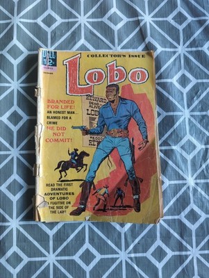 Dell Lobo 1 1965 1st African American Hero Solo Title Key Complete Detached Poor