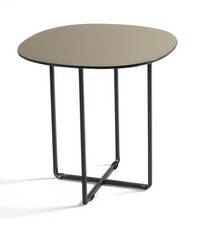 Tavolino basso in vetro specchiato design moderno per salotto CIC-889