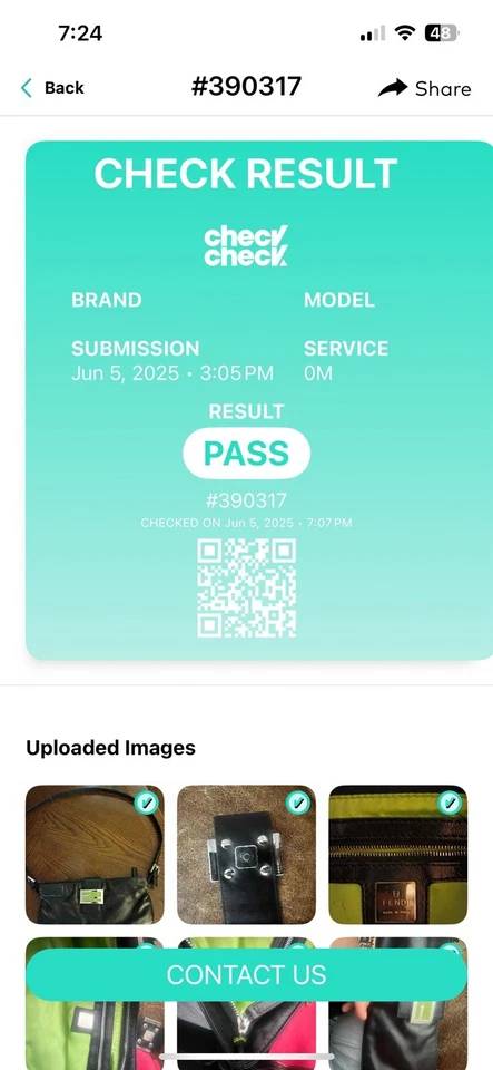 Fendi black leather rare Silver green buckle shoulder baguette bag handbag - Image 2 of 4