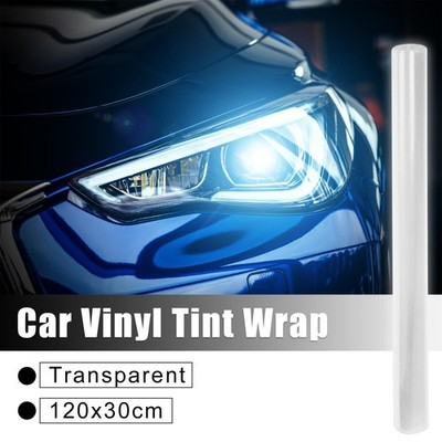 Auto Vinyl Lufttönungsfolie 30x120cm 12x47 Zoll Transparent