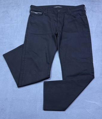 Mavi Jeans Mens 38x32 MAVI BLACK Hunter Casual Straight Stretch Normcore USA