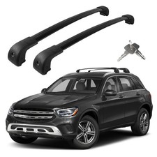 Koarigo Roof Rack Cross Bars Mercedes Glc 2016-2022 Lock Aluminum 300lbs Black. Koarigo Roof Rack Cross Bars Mercedes Glc 2016-2022 Lock Aluminum 300lbs Black.