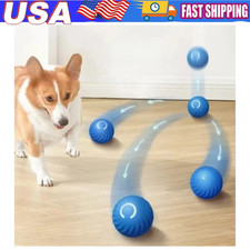 Smart Dog Toy Ball USB Electronic Interactive Pet Toy Automatic Moving Bouncing.