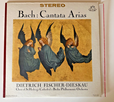 ALP 1703 Bach Cantata Arias Dietrich Fischer-Dieskau Berlin Phil 1959 NM