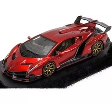 1/18 Lamborghini Veneno Red Metallic Diecast Collectible KS09501RM Japan