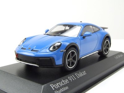 Porsche 911 Dakar 2022 blau Modellauto 1:43 Minichamps