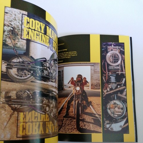 Dice magazine. 84 Harleys. Indian. Motorcycles. Choppes. Norton. Death Valley. - Imagen 4 de 6
