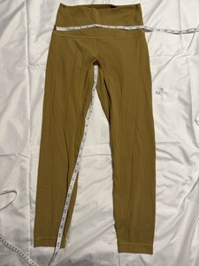 lululemon Wunder Under Women's Leggings 8 Brown High Rise Ankle Stretch Yoga
