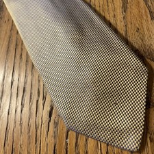 Vintage EUC Mulberry Silk Tie Fine Geometric Iridescent Made In Italy