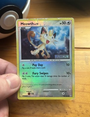 2008 Pokemon, D&P Legends Awakened Promos #106/146 Meowth Lv 13, Reverse Holo