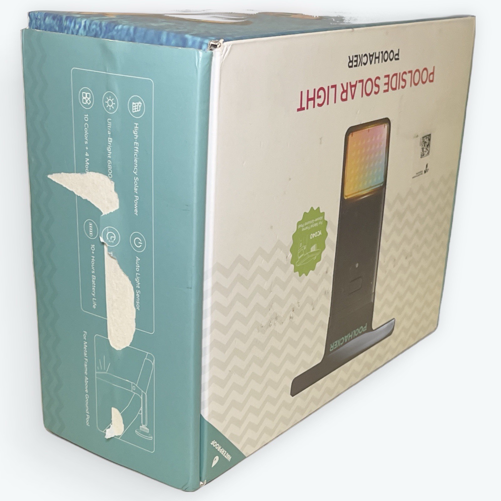 PoolHacker Poolside Solar Light YC040 Waterproof Above Ground LED