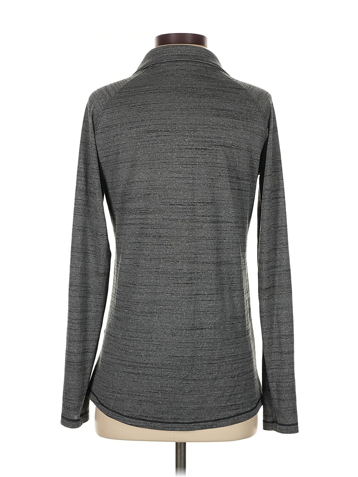Under Armour Women Gray Long Sleeve Polo S thumbnail 2