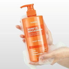KUNDAL Honey Macadamia Body Wash Shower Gel 500ml Pure Natural Baby Powder