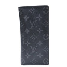 LOUIS VUITTON Brazza Bifold Long Wallet Monogram Eclipse Black M61697
