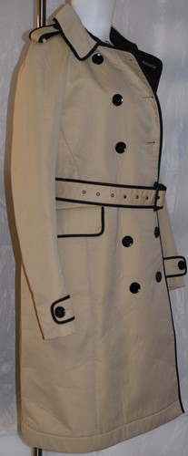 $3,995 Burberry Prorsum US 12 Women Bound Edge Trench Coat Wool Jacket Lady Gift - 第 6/12 張圖片