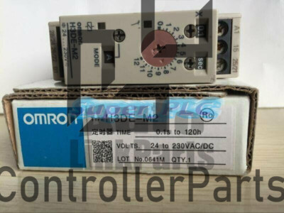 New 1Pcs OMRON Time Relay H3DE-M2 24-230V
