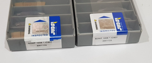 10pcs GDMF 1008 IC807 CARBIDE GROOVING AND TURNING INSERTS ISCAR - Picture 3 of 3