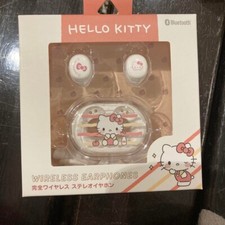 Sanrio Hello Kitty Completely Wireless Stereo Earphones Official Bluetooth NEW