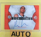 RYAN MULLINS  2006-07  ROOKIE SIGN OF THE TIMES  021/100 Charlotte Bobcats