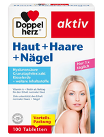 ✅ Doppelherz Haut + Haare + NäGel Mit HyaluronsäUre Zink Biotin 100 Tabletten ✅