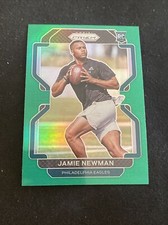 2021 Panini NFL Prizm Football Green Jamie Newman RC #397 Eagles Rookie