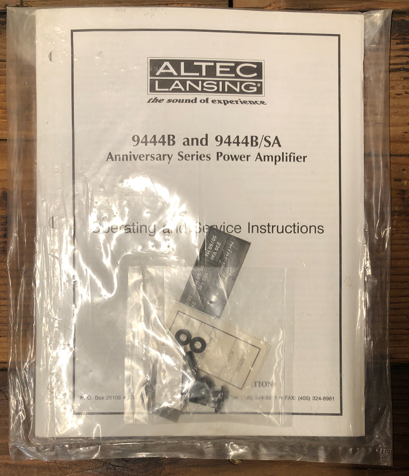 Altec 9444B vintage audio equipment - eBay listing photo 4