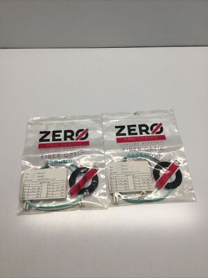 LOT OF 2, NEW, ZERO PRO SERIES, 32D1-1-01, OM3 2MM DUPLEX LC LC 2M, CABLE.(7E-4)