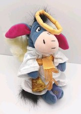 Disney Store Exclusive Winnie The Pooh Eeyore Choir Angel 9" Bean Bag Plush Toy