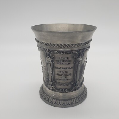 WMF Zinn Pewter Cup - AMSTERAM 1985 - Kunst und Kultur in Europa