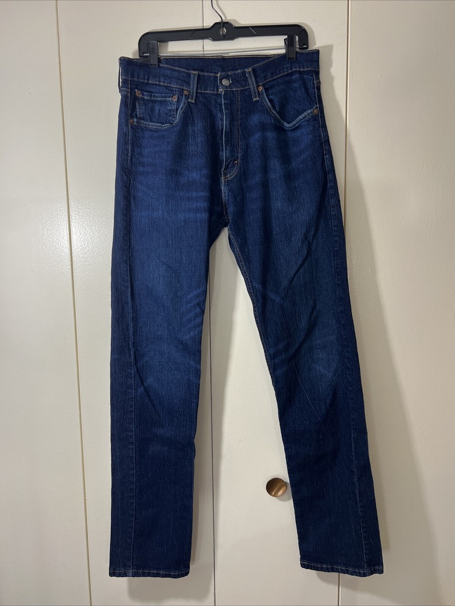 Levi Strauss Mens 505 Regular Fit Straight Leg Denim Jeans Levi Strauss Mens 505 Regular Fit Straight Leg Denim Jeans