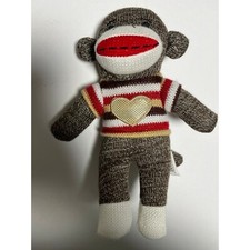 DAN DEE COLLECTORS CHOICE SOCK MONKEY PLUSH 9"
