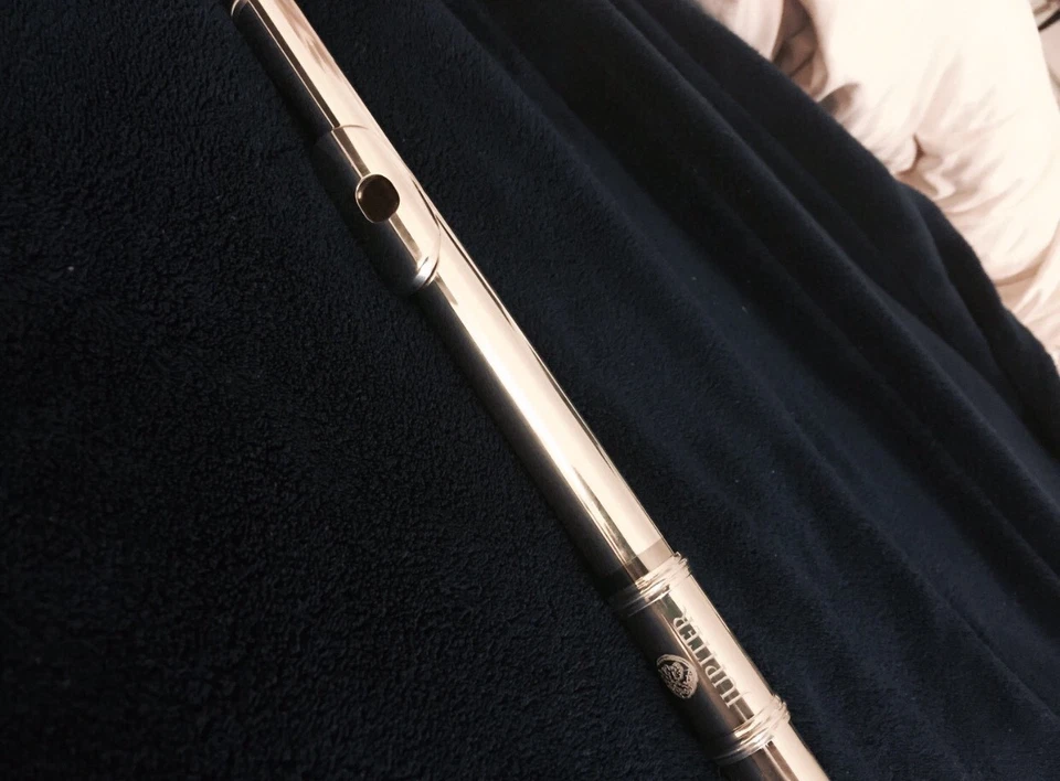 Flauta Jupiter Student Modelo 507S Plateada Níquel Junta Pie C Foto 2 de 4