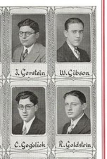 1930 TOWNSEND HARRIS HALL SCHOOL YEARBOOK, WILLIAM GIBSON SR & JONAS SALK JR YRS