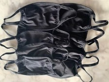 10 Kids Youth Black Face Mask Reusable Triple Layer 100 Cotton USA