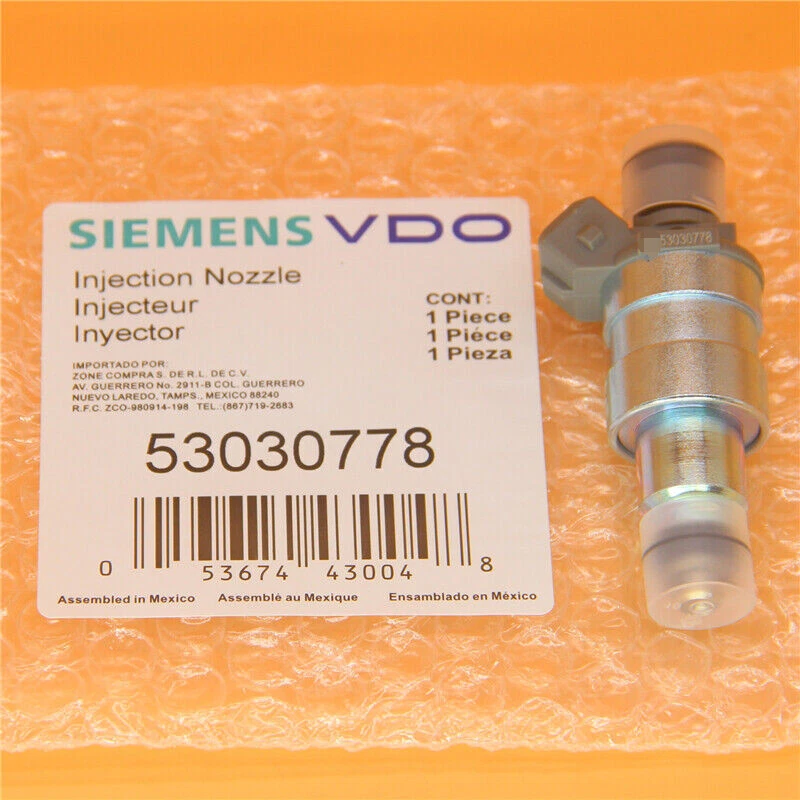 Inyectores de combustible Siemens 53030778 orificios 4 piezas 53030778 para Dodge Jeep 2,5 L l4 GAS Foto 4 de 4