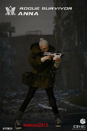 SY&SIMPLE 27003 1:6 Rogue Survivor Anna Soldier Female Figure Head Body Set - Picture 9 of 11
